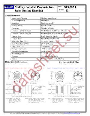 SC628AJ datasheet  